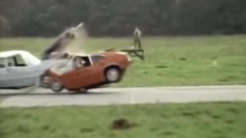 Front End Crash Safety Test by Ford From 1971