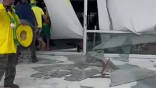 Bolsonaro supporters have broken into the official Presidential office in Brazil.