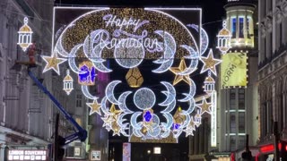 Islamized UK: Streets of London Decorated for Ramadan for the First Time