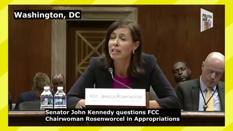 Sen. John Kennedy Grills FCC Chairwoman Rosenworcel at Senate Hearing in Washington D.C.