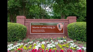 President Donald Trump signing the Martin Luther King National Historic Park Act