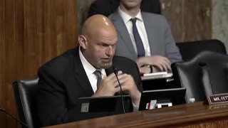 Fetterman Pretends to Be a Senator, Suit and All