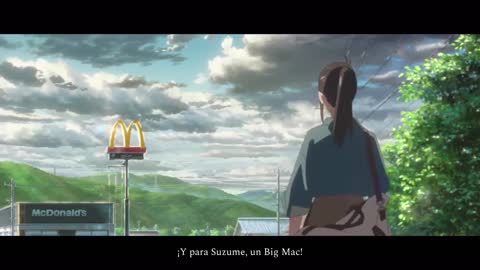 Suzume no Tojimari × McDonald's Big Mac CM (Anuncio) [Subtitulado Al Español]