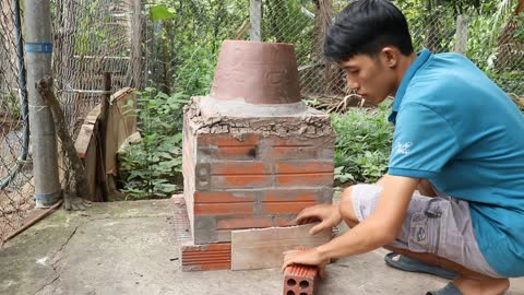 How to Make bake mini bricks - Making Bricks Kilns