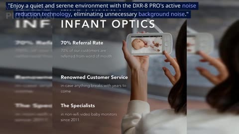 Stay Connected and Worry-Free with the Infant Optics DXR-8 PRO Video Baby Monitor