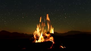 Campfire 🔥 Relaxing Fireplace Sounds ( NO MUSIC )