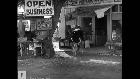 Charlie Chaplin Cycling down a tightrope | Charlie Chaplin World