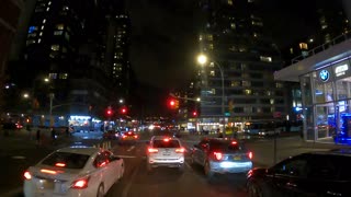 Driving Thru On Around 01-14-2022 57 Street New York NYC Manhattan at Night 4K – Part-03 of 03