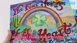 Various types of children's book printing case