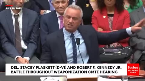 Stacey Plaskett And Robert F. Kennedy Jr. - Dramatic Weaponization Hearing