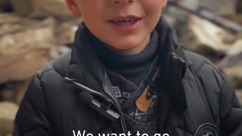 A Palestinian boy's wish to return to school and “live a respectful life”