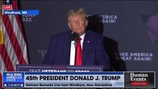 Crowd goes wild when Trump says it was rigged election by the way
