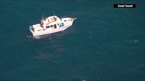 Boaters rescued from sinking by USCG and cruise ship off Alabama coast