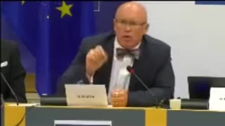 Dr. David Martin At The European Parliament (2023) Covid-19 was an act of biological warfare perpetrated on the human race. It was a financial heist. Nature was hijacked. Science was hijacked.