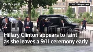 Clinton - Clinton Appears To Have A Seizure