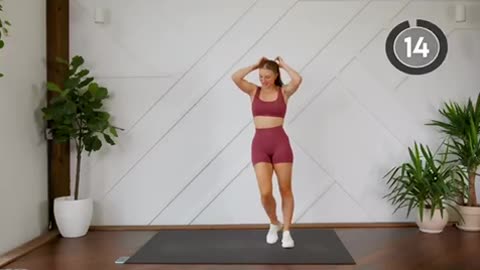 15 MIN TOTAL BEGINNER CARDIO ABS (All Standing, No Equipment)