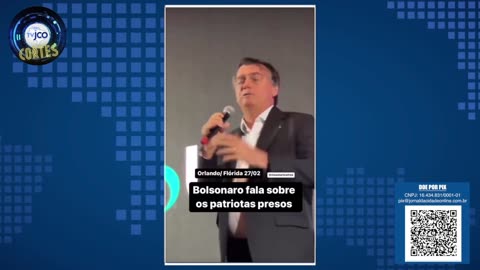 Em declaração bombástica nos EUA, Bolsonaro aponta ilegalidades e detona prisões de 8 de janeiro