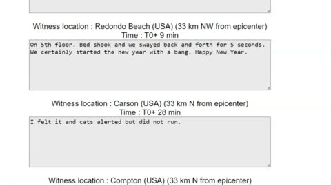 Magnitude 4.1 Earthquake Near Rancho Palos Verdes, Long Beach, California, Felt Reports