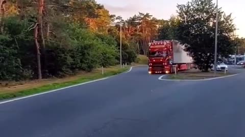 Truck driving