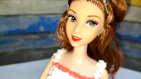 Easy making doll cake at home