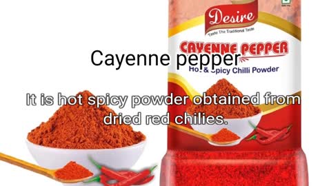 Cayenne pepper