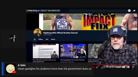 REPLAY: "The Brutal and Violent Belief of Owen Benjamin" by HighImpactFlix | Live Jan 26, 2024