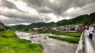 Misasa onsen town mansuiro