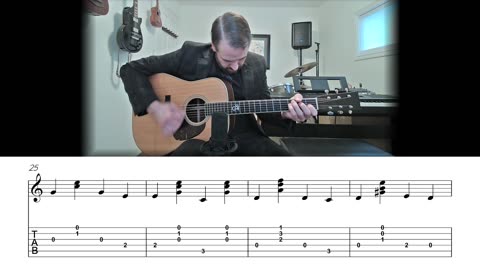 Auld Lang Syne - Carter Style Flatpicking Guitar Lesson (Sheet Music + TAB)
