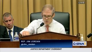 Jim Jordan regarding Hunter Biden's case: THE FIX IS IN.