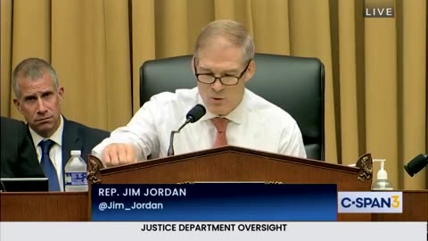 Jim Jordan regarding Hunter Biden's case: THE FIX IS IN.