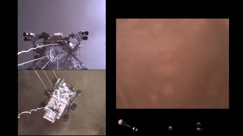 Perseverance Rover’s Descent and Touchdown on Mars (Official NASA Video)