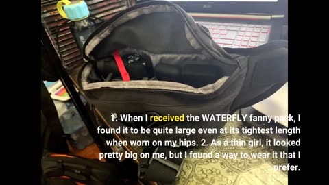 Customer Reviews: WATERFLY Fanny Pack for Men Women Water Resistant Large Hiking Waist Bag Pack...