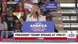 Trump Rally in Michigan: MTG speaks inMichigan #TrumpWon (Full Speech, Oct 1)