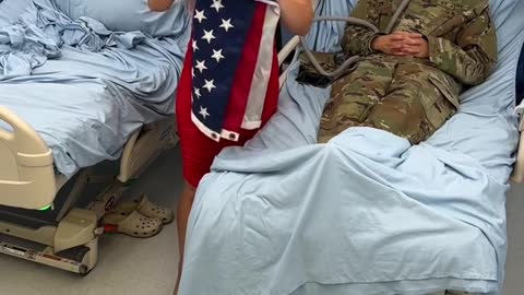 Sick military veteran gets his final wish!🥺❤️🇺🇸