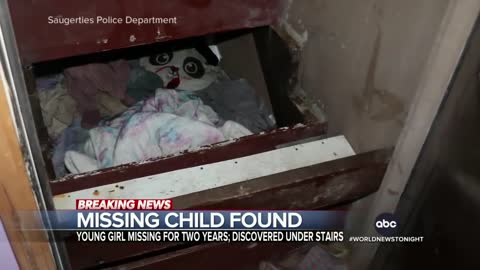 Missing child found after nearly 3 years