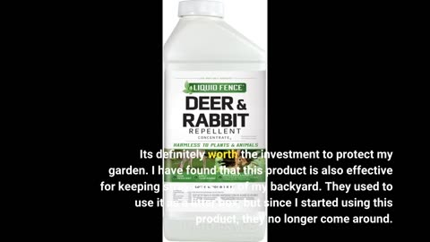 Buyer reviews : Liquid Fence Deer & Rabbit Repellent Ready-to-Use, 32-Ounce, White
