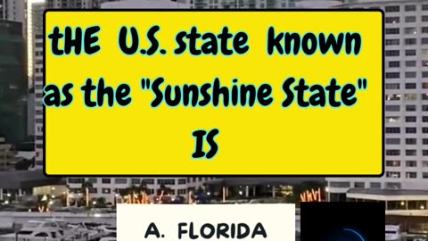 Trivia Quiz. Geography of USA 3