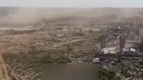 Israeli soldier posts video of the destruction in Gaza.