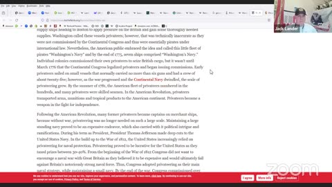 #37: Privateers/Letters of Marque and Reprisal #1 Nov. 28, 2023
