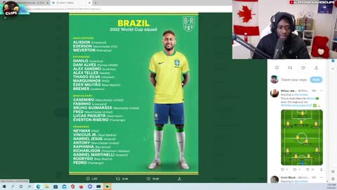 Phonzy Reacts to Brazil's World Cup Squad..