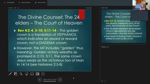 Sunday March 10, 2024 Revelation:Conclusion - The Divine Counsel Reward