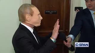 ABSURD: Dem Rep Wears Putin Mask To Biden Impeachment Hearing