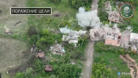 Russian Artillery Attacks AFU Positions in Grigorovka