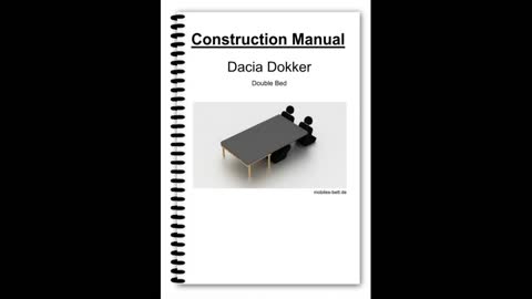 Construction Manual - Dacia Dokker Double Bed