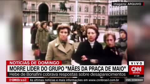 Argentina que fundou o grupo das Mães da Praça de Maio morre aos 93 anos | CNN DOMINGO