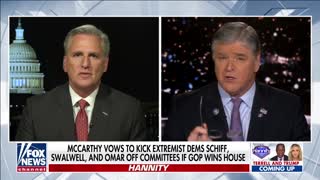 McCarthy Pledges to Boot Radical Democrats from Committees Upon 2022 Win