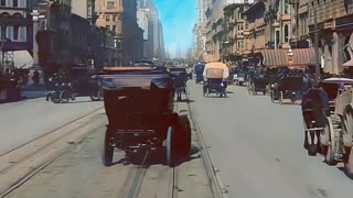 San Francisco Market Street on April 14, 1906