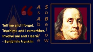 Benjamin Franklin once said...