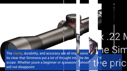Buyer Feedback: Simmons Truplex .22 Mag Riflescope