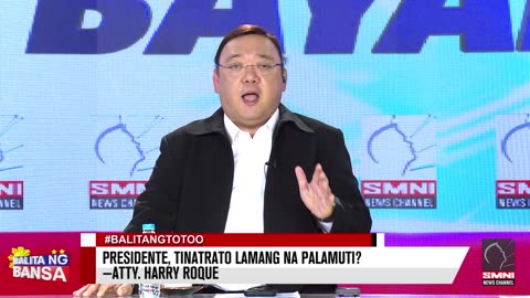 Presidente, tinatrato lamang na palamuti? —Atty. Harry Roque